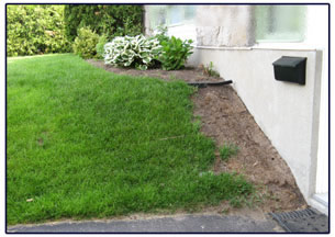 Garden Bed Installation Before